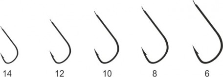 SHIRO SODE RED – Średnica 0,12 mm, Numer haka 16, Długość żyłki 50 cm