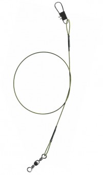 Przypon krętlik barrel z agrafką interlock – Długość 30cm, Wytrzymałośc 7kg, Agrafka 2, Krętlik 9