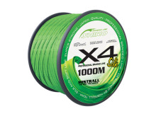 Shiro Braided Line Green 1000M – Średnica 0,36 mm, Wytrzymałość 38,90 kg, Opakowanie 10 szt/pcs