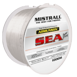 Admunson Sea Transparent1000m – Średnica 0,50 mm, Wytrzymałość 26,30 kg, Opakowanie 1 szt/pcs