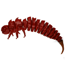 Bloody Synday (czerwony) 5CM 50 szt. – Długość 5cm, Słoik 50 szt.