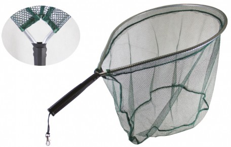 Podbierak muchowy X2 Mistrall – Długość 0,7m, Wymiary kosza 55x45cm, wym. oczka 5x5mm, kolor zielony