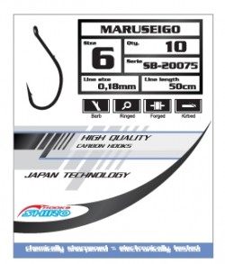 Maruseigo – ŚREDNICA 0,14 mm, NR HAKA 12, DŁ.ŻYŁKI 50 cm