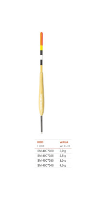 Spławik Mistrall 4007030 – Waga 8,0g