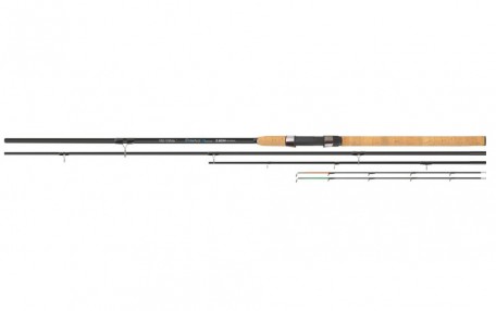 STRATUS FEEDER – Materiał Mixed Carbon, Długość 3,60m, Ciężar rzutowy do 100g, Waga 353g, Składy 3+2, Długość transportowa 126cm