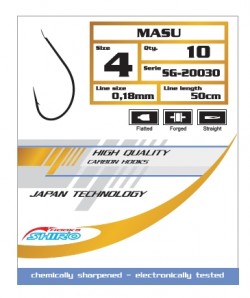 Masu – Średnica 0,14 mm, NR Haka 12, DŁ.ŻYŁKI 50 cm