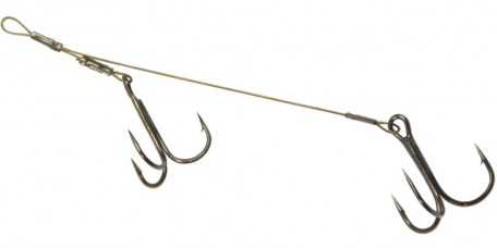 Przypon 2 kotwicowy – Długość 9-4,5cm, Wytrzymałość 9kg, Hak 2-4, Linka 0,3mm