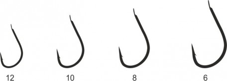 SHIRO ISEAMA BLACK NICKEL – Średnica 0,18 mm, Numer haka 10, Długość żyłki 50 cm