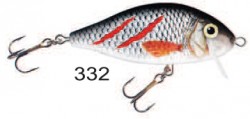 Crucian Quicker 332 – Wielkość 90 mm, Waga 17 g, Głęb. pracy 0,3-0,7 m