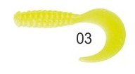 Twistar 03 Fluo Yelow (cena za opakowanie 20szt) – Długość 5,5cm, Waga 1g