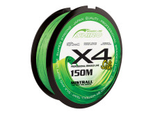 Shiro Braided Line GREEN 150m – Średnica 0,25 mm, Wytrzymałość 26,20 kg, Opakowanie 10 szt/pcs