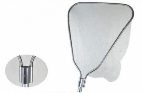 Podbierak wyczynowy X6 – Długość 170cm, Sekcje 2, Wymiary kosza 60x45cm, Rozmiar oczka 25x25mm, Kolor siatki Żyłka przeźroczysta