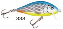 Crucian Quicker 338 – Wielkość 90 mm, Waga 17 g, Głęb. pracy 0,3-0,7 m