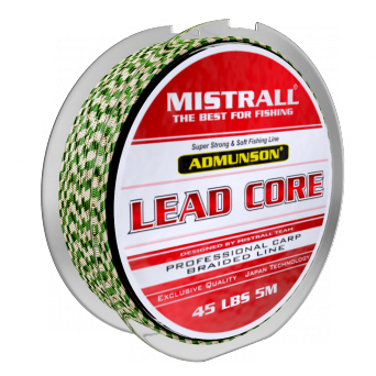 Admunson Lead Core 5M – Wytrzymałość 55 LBS