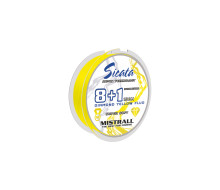 SICATA 8+1 BLY 150M YELLOW – Średnica 0,22mm, Wytrzymałość 25,10 kg
