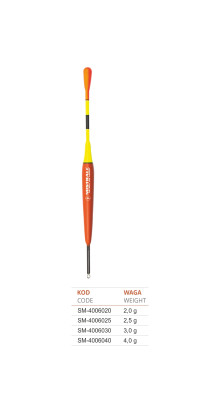 Spławik Mistrall 4006020 – Waga 4,0g