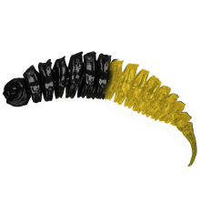 Black Yellow (czarnożółty) 6CM 6 szt. – Długość 6cm, Blister 6 szt.