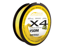 Braid SHIRO FLUO 150M – Średnica 0,06 mm, Wytrzymałość 3,80 kg, Opakowanie 10 szt/pcs
