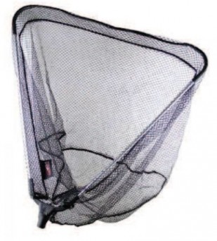 Podbierak alu X2 120cm – Długość 1,7m, Sekcje 2, Wym. kosza 50x50cm, Wym. oczka 6x6mm, Kolor Czarny
