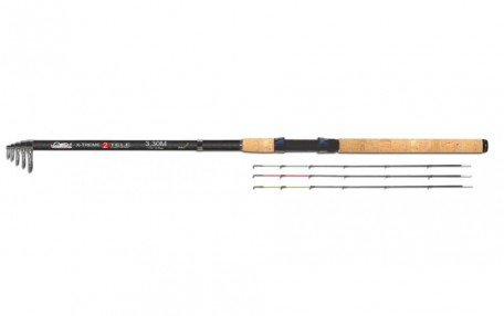 X-TREME TELE PICKER – Materiał Composite, Długość 3,00m, Ciężar rzutowy 10-25g, Waga 364g, Składy 6+3, Długosc transportowa 61cm