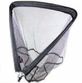 Podbierak alu X1 150cm – Długość 2,3m, Sekcje 2, Wym. oczka 8x8mm, Wym. kosza 70x70cm, kolor czarny