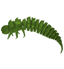 The Grass (zielony) 5CM 50 szt. – Długość 5cm, Słoik 50 szt.