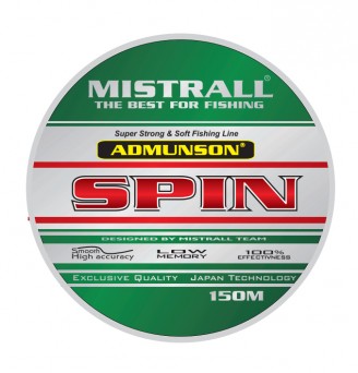 Vein Mistrall Admunson Spin 150m – Średnica 0,28mm, Wytrzymałość 10,50 kg