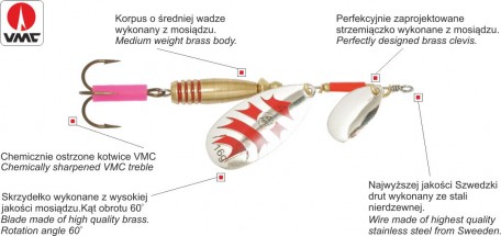 Vortex Duo 06 (cena za 1szt) – Rozmiar 1+4, Waga 16g