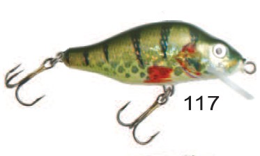 Perch Floater 117 – Wielkość 13 cm, Waga 68 g