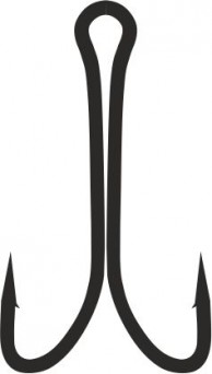 KOTWICA DOUBLE 11041 Black Nickel SHIRO DUO (cena za 10szt) – Rozmiar 6