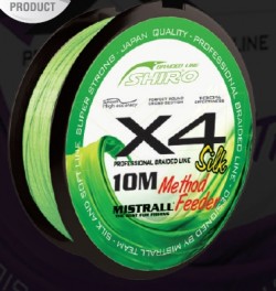 Shiro Silk Braided Line X4 - Light Green – ŚREDNICA 0,15mm, WYTRZYMAŁOŚĆ 13,80 kg
