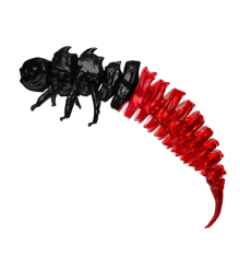 Devil (czarnoczerwony) ) 5CM 50 szt. – Długość 5cm, Słoik 50 szt.