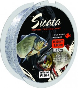 Sicata White Fish – Średnica 0,18mm, Max Waga Ryby 6,80 kg, Op. 5 szt/pcs