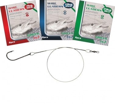 Przypon krętlik barrel z hakiem – Długość 25cm, Wytrzymałość 11kg, Agrafka 1/0, Krętlik 10